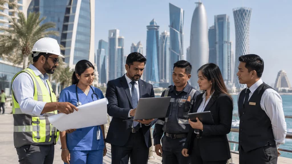 Construction, healthcare, business, energy and hospitality professionals in Doha, Qatar