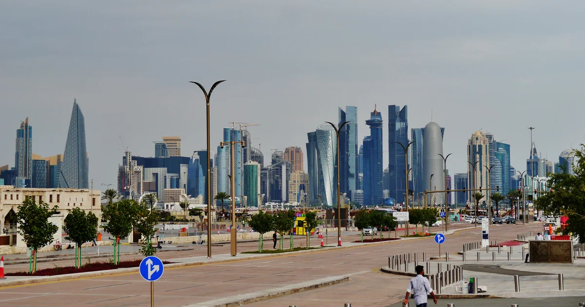 Doha skyline seen from the Corniche in Qatar, the city where the Philippine Embassy and MWO OWWA offices are located